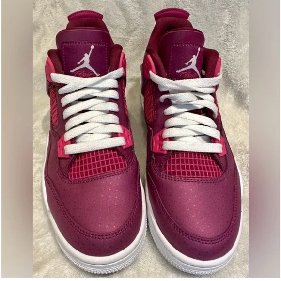 Jordan Women's Sneakers in Purple and Pink - Picture 4 of 5